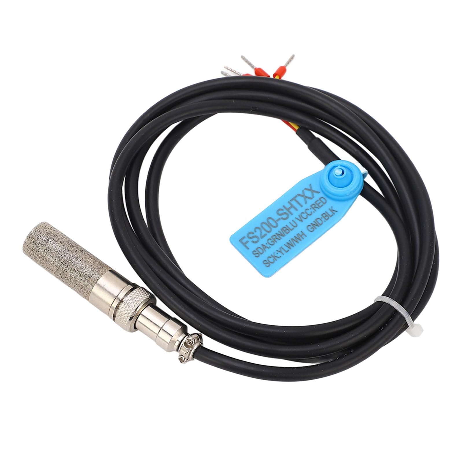 Soil Detection Sensor, Low Consumption Portable DC3.3V Temperature Humidity Probe Sensor, IIC Output for Machine Room