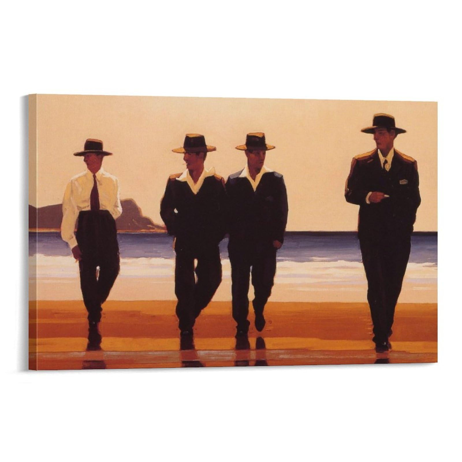 The Billy Boys by jack_vettriano Wall Art Prints Poster (3) Canvas Wall Art Prints Poster Photo Picture Painting Posters Room Decor 08x12inch(20x30cm) โ image 1