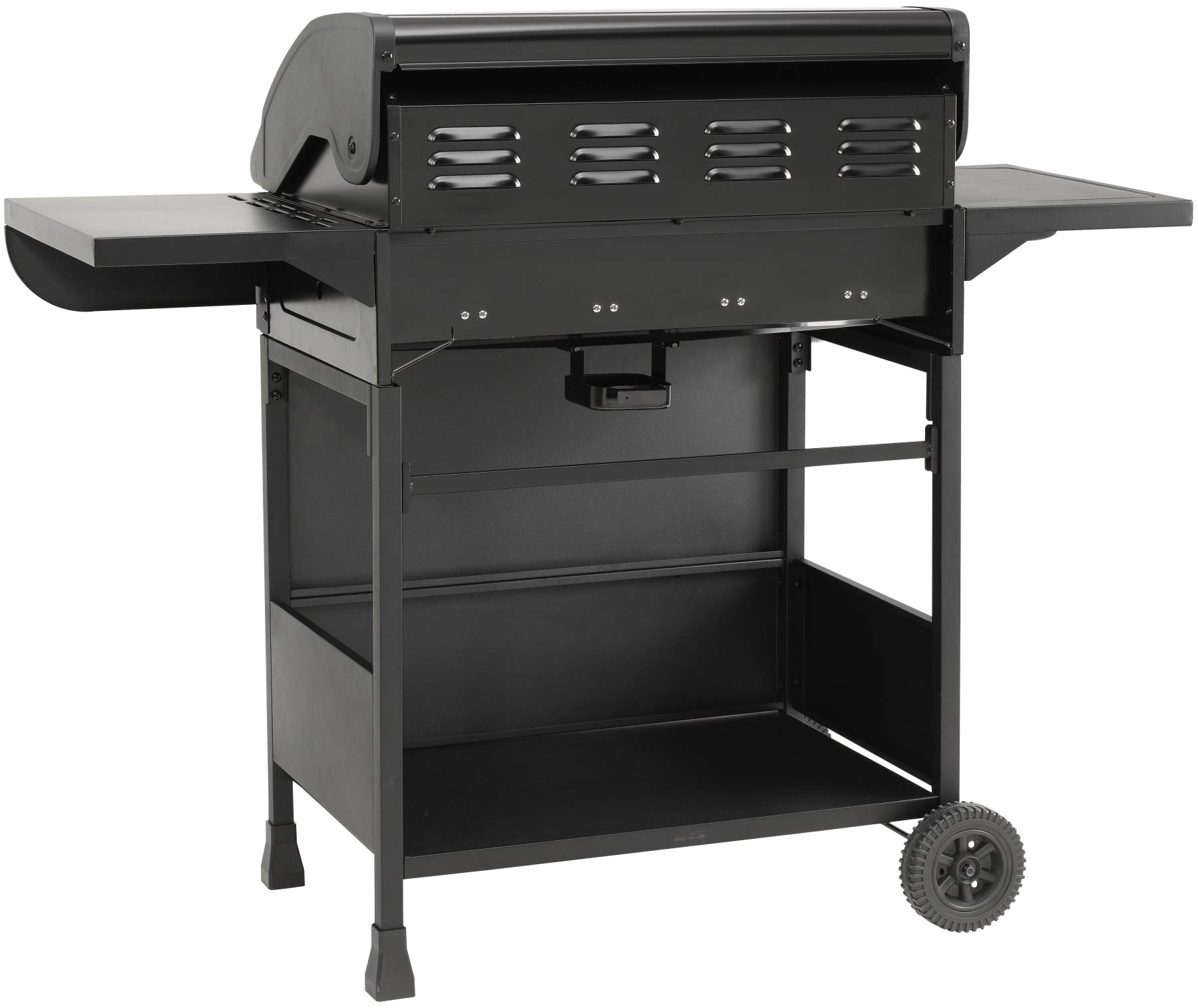 Gasgrill "COLUMBUS" von El Fuego® 4 + 1 Brenner Grill Smoker Grillwagen BBQ, inkl. Seitenbrenner, verchromter Warmhalterost, Brenner aus Edelstahl, auf Rädern AY 563