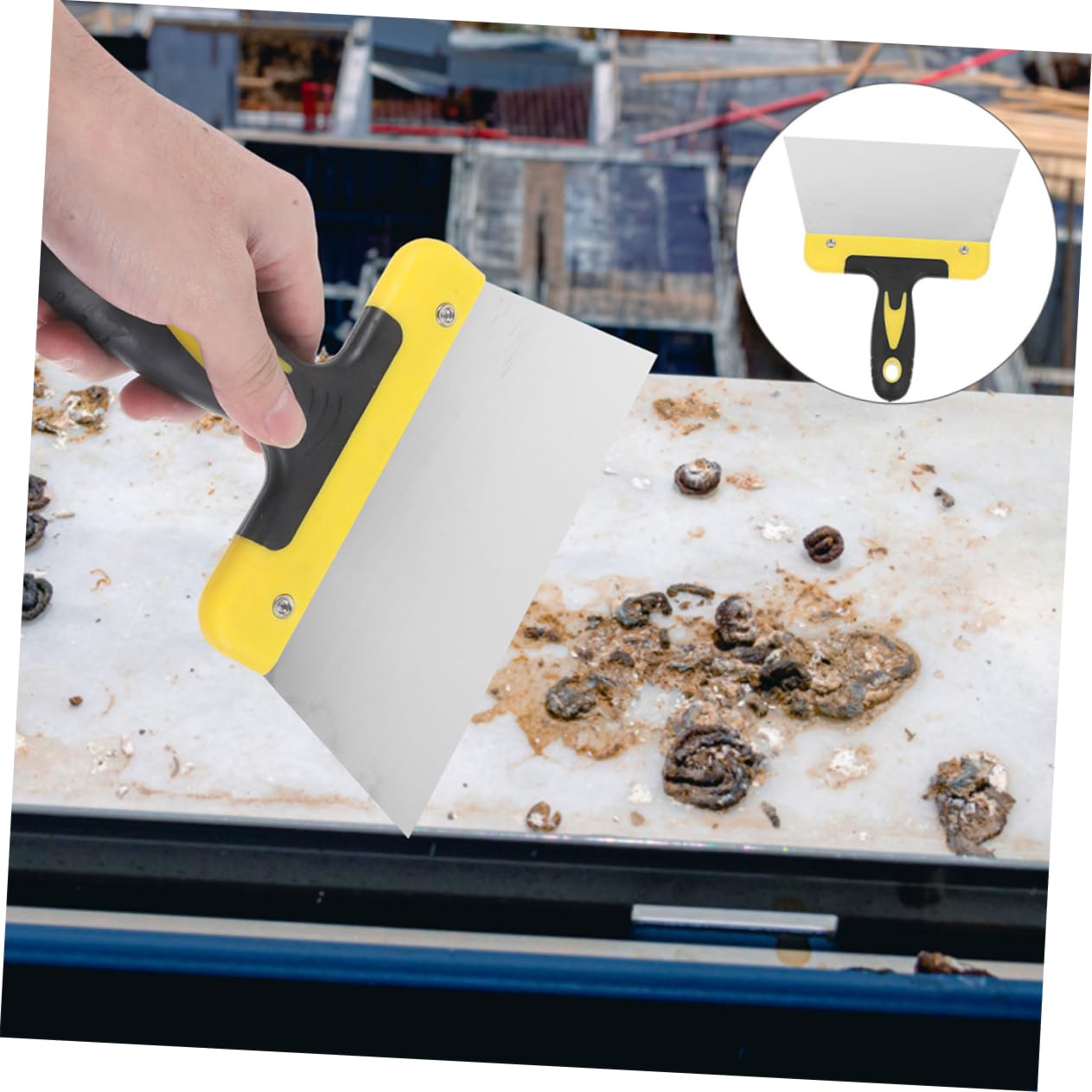 BESPORTBLE 10piezas Rascador De Excrementos De Pájaro De Acero Inoxidable Herramienta De Limpieza para Jaulas De Aves y Superficies Eficaz para Remover Excrementos De Aves