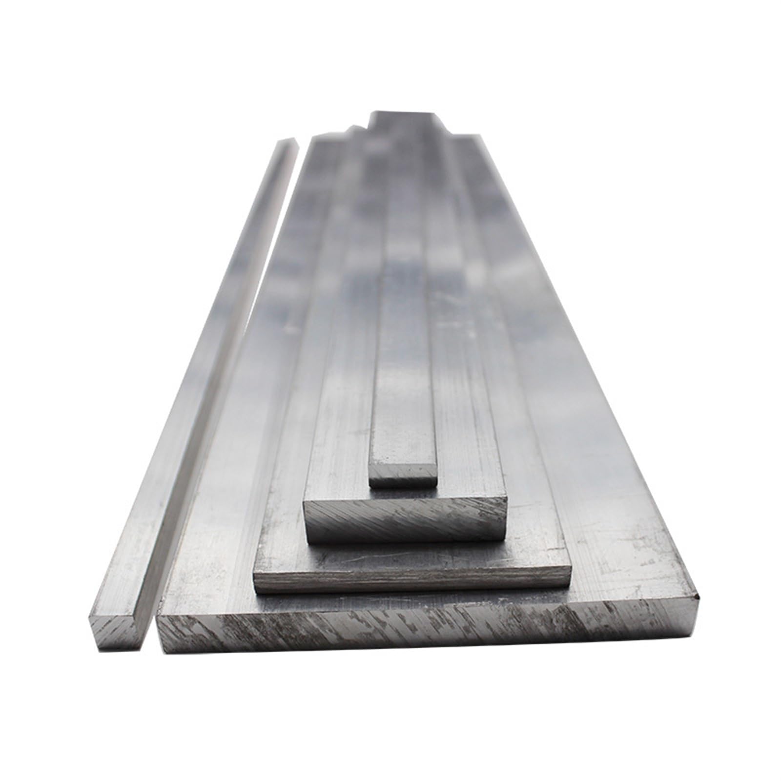 panele ścienne Aluminiowa płyta płaska, blacha ze stopu aluminium, solidny młyn, grubość 6061, szerokość 6mm, 8mm do 160mm blacha karbowana ( Size : 6x55x500mm 1pc