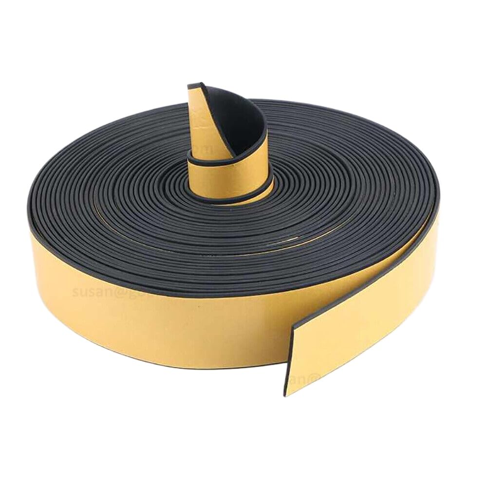 Neoprene Self Adhesive Backed Foam Sponge Strip Roll Sheet Tape Sticky Seal EPDM (Length1M,10mm x 100mm)