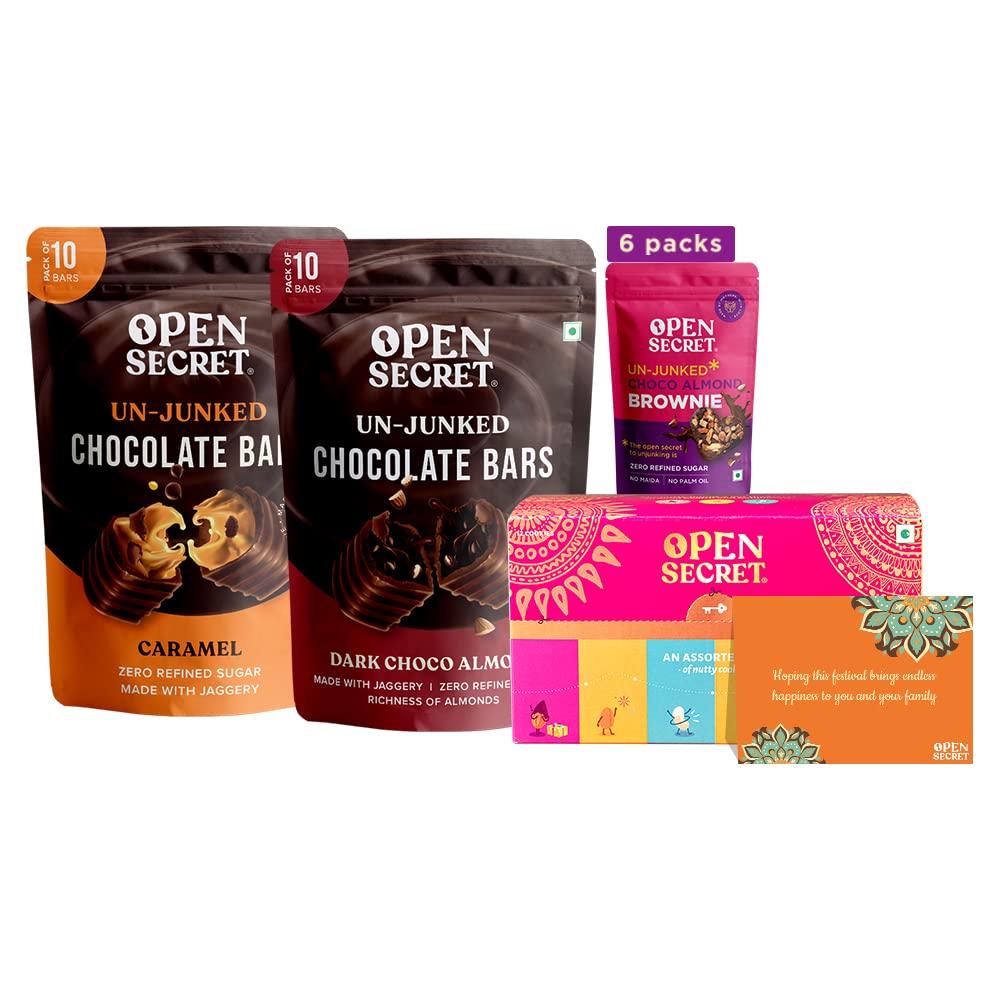 Open Secret Snacks Hamper Gift Combo Box I Dark Caramel Chocolate, Chocolate Brownies, Assorted Cookies Biscuits, Card I Chocolate Cookies Healthy Pack (B08MQNRDPZ) Amazon Price History, Amazon Price Tracker