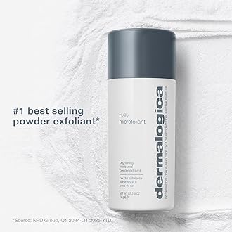 Dermalogica Daily Microfoliant - Gentle Face Exfoliator Scrub Powder with Salicylic Acid, Rice Enzymes and Papain - Achieve Brighter, Smoother Skin Every Day, 74g Refill