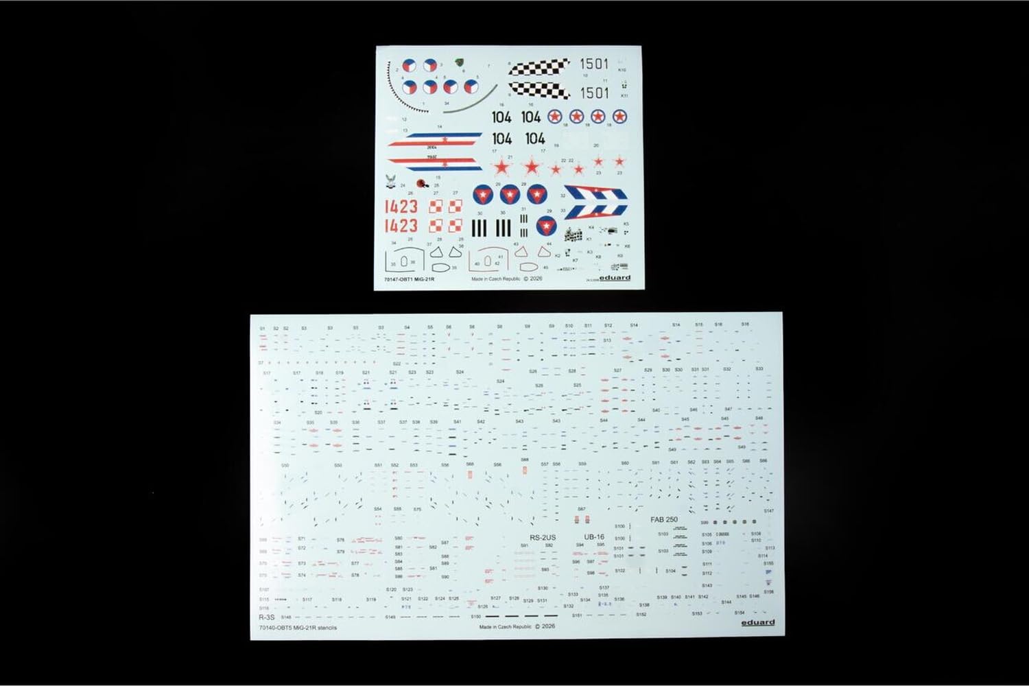 Edualdo 1/72 Profi Pack Repubblica Ceca MiG-21R Letto Pesce Plastica Modello EDU70147 (Aircraft)