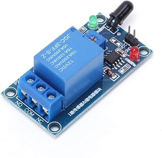 Infrared Fire Detection Sensor Flame induction relay module Fire Detector Flame Sensor 760~1100nm Durable DC12V for Fire Alarms