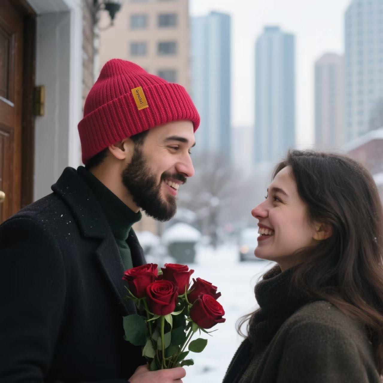 Large Size Winter Beanie - Windproof Thick Warm Skull Cap Knit Hat Cold Cap for Accept Custom Orders Women & Men - Image 6