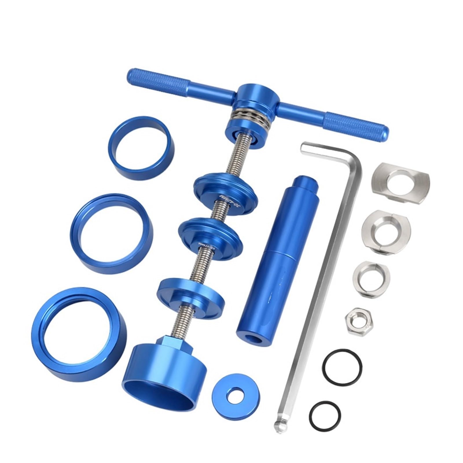 ZGYDNM Bicycle Repair kit Bike Bottom Bracket Bearing Install Tool Bicycle Bearing Press Repair Install Tool Kit 24mm 30mm BB86 BB30 BB92 PF30 Repair Tool (Color : Professional Edition, Size : 1)