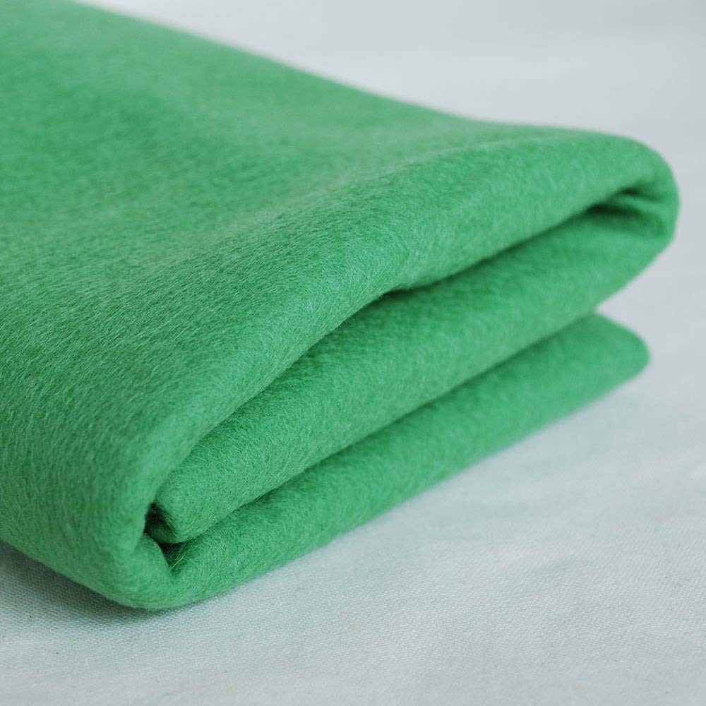 100% Pure Wool Felt Fabric - 1mm Thick - Bright Seafoam Green - 40cm x 50cm