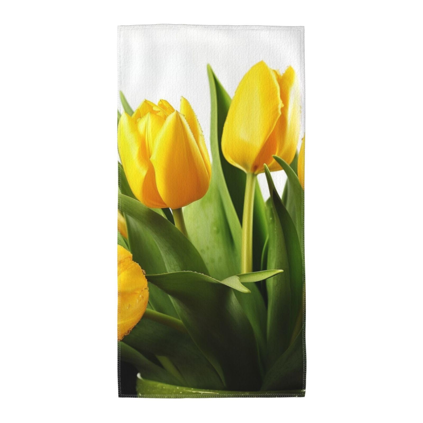FekiLoot Absorbent Hand Towels 13.8"X27.5" Decorative Bathroom Towel Soft Microfiber Face Towel Flower Dish Kitchen Towels for Bathroom Kitchen Hotel Spa Bath Towels