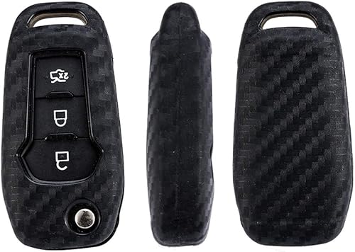 Miniatura 5 de ROYALFOX (TM 23 Botones Flip Remote Key Fob Funda para 2015 2016 2017 2018 2019 Ford F150 F250, Focus 3 Escort Kuga Everest Fiesta Mustang Edge MKV