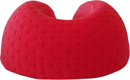 Miniatura 3 de Be Relax Almohada de bienestar My Memory Foam (Coral). Diseñada en París. Forma plana Ergo-Smart de 360 con un parche térmico exclusivo para aliviar