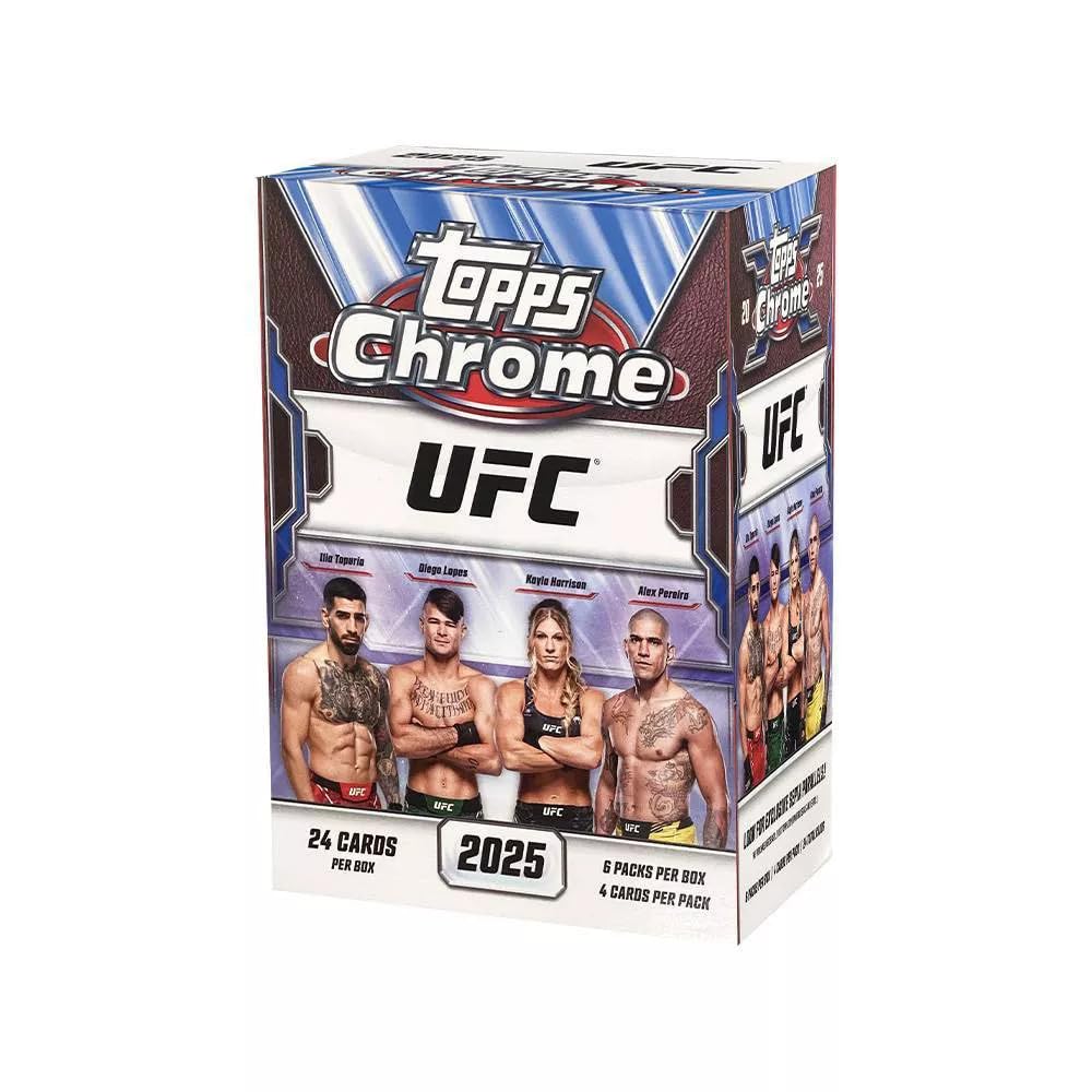 Topps 2025 Chrome UFC Trading Card Value Blaster Box | Amazon.com.br