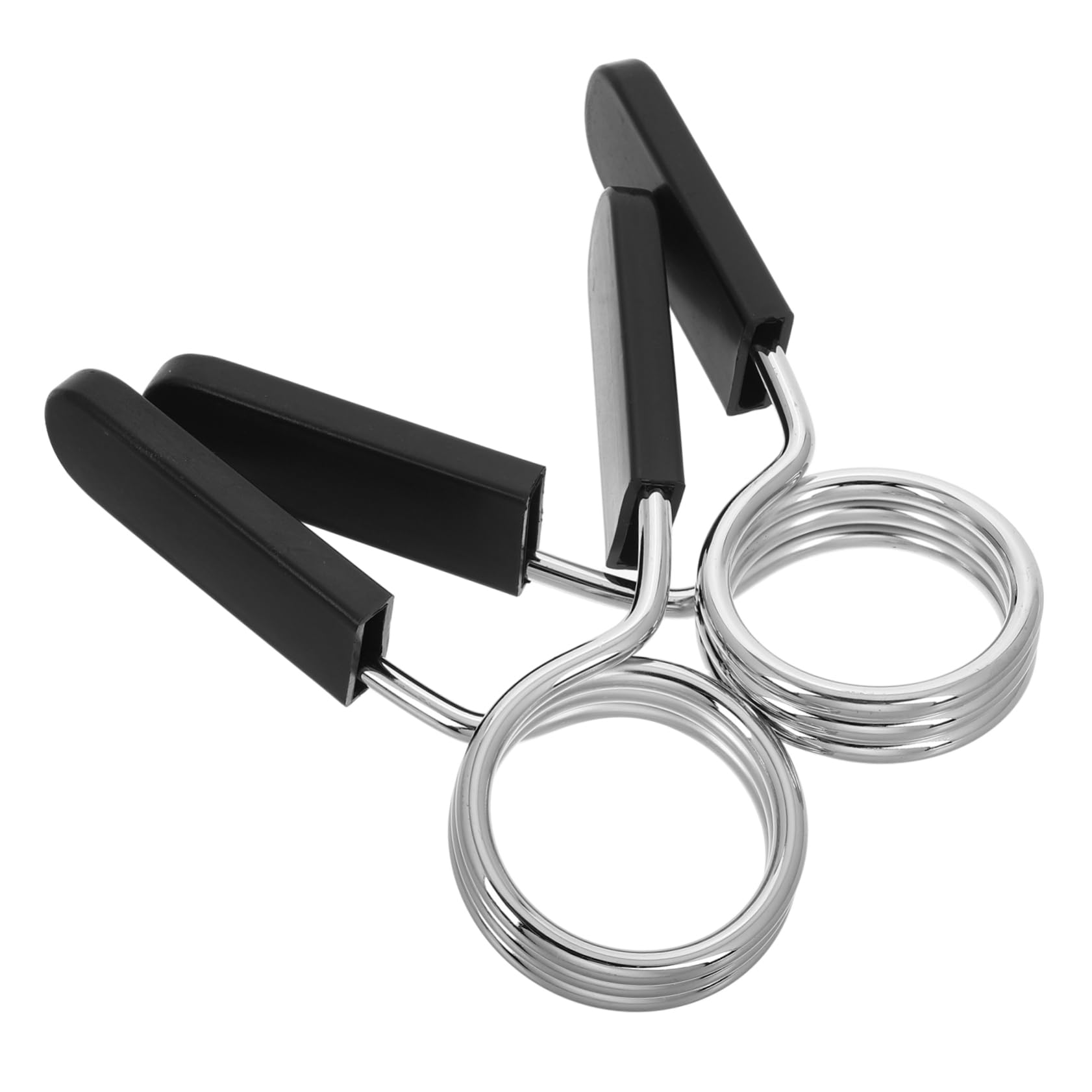 POPETPOP Weightlifting Clips 2 Pcs Barbells Collars Large Hole Design Quick Lock Spring Clip for Dumbbell Barbell