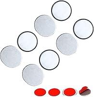 Mousike Ultra Thin Magnetic Cabinet Catches - Stainless Steel Drawer Magnets 15lb Hold Adhesive Install for Kitchen Cabinets Closets Drawers 4 Pack