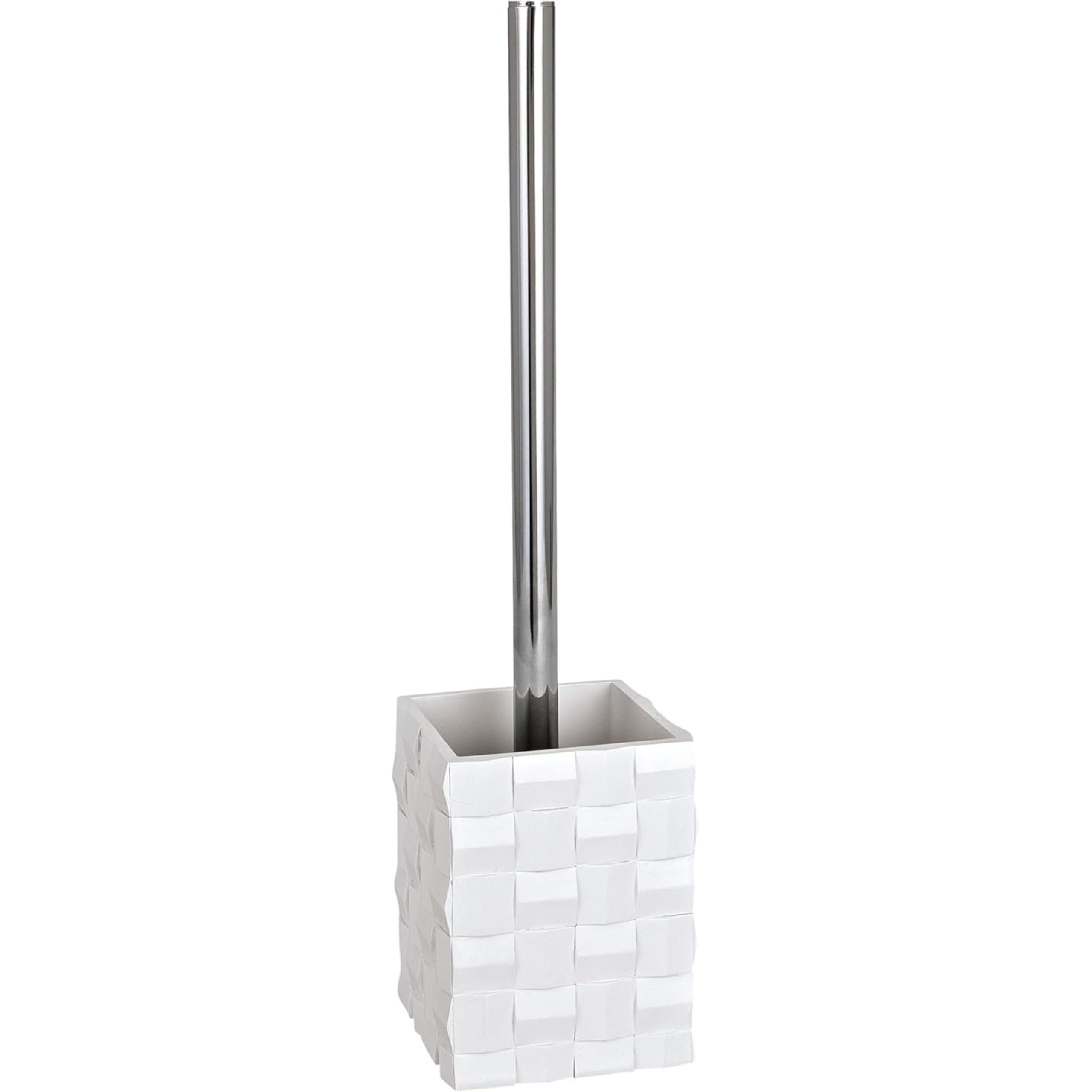 Wenko Toilet Brush Set Refief in White, Polyresin,