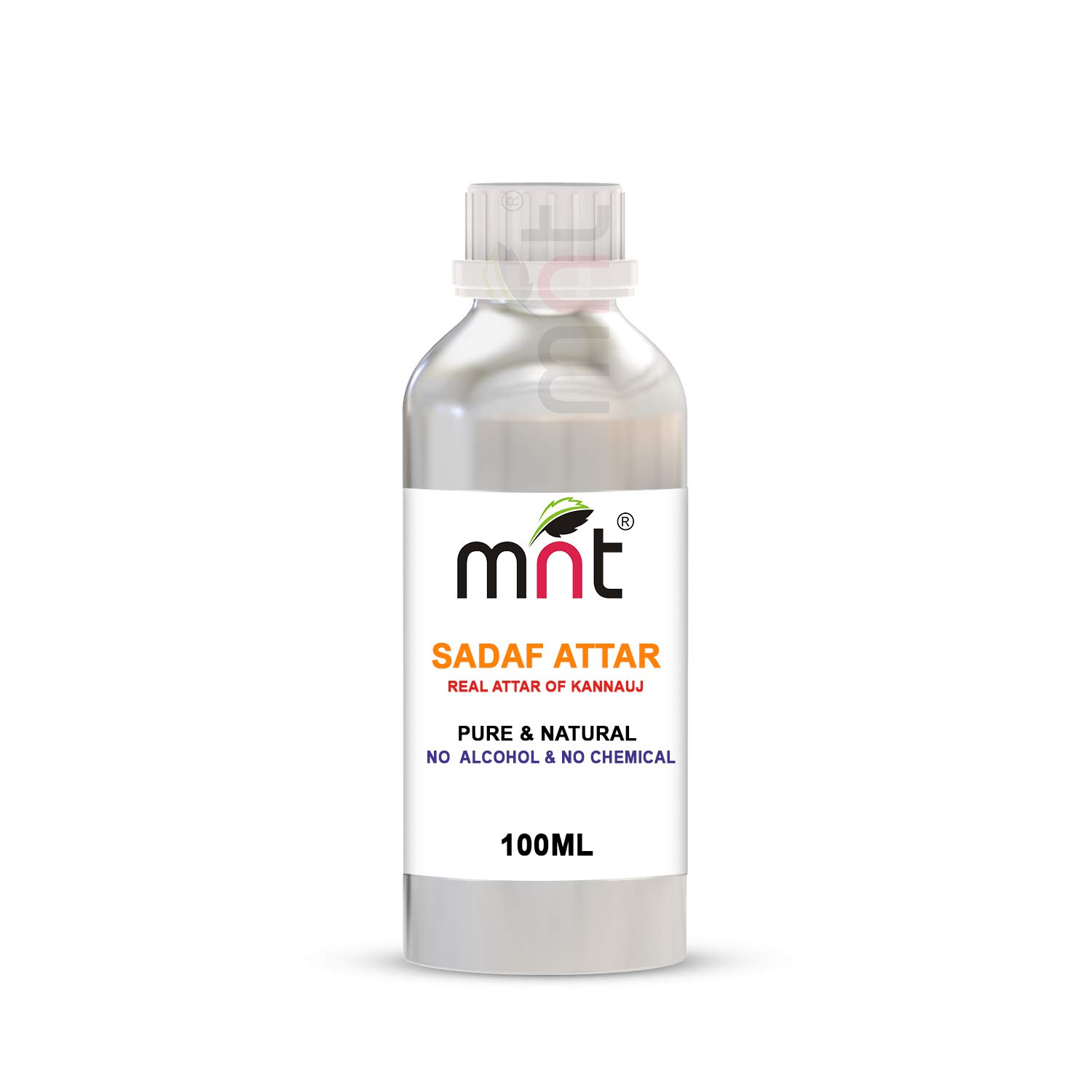MNT Sadaf Attar for Unisex, Long Lasting & Alcohol Free - Pure Natural Roll-on Attar Perfume, 100 ml