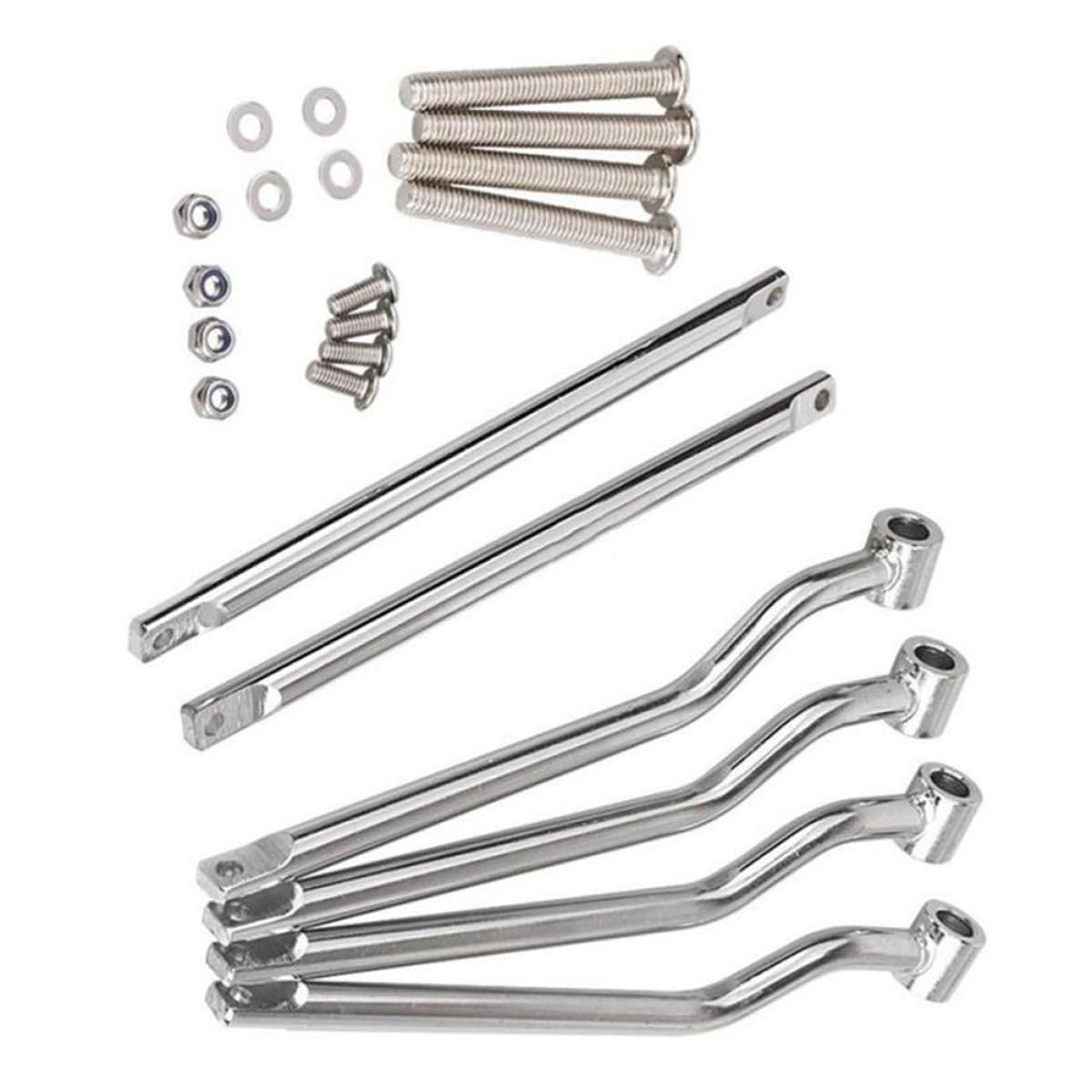 Soporte Resistente Barra de Soporte, Adecuado para Viajes y Largos de Hierro Color Plata para Alforja de Motocicleta