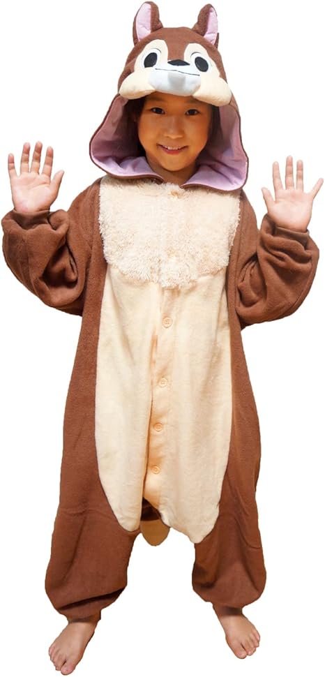 Amazon Sazac サザック フリース 子供用 着ぐるみ Disney ディズニー チップとデール チップ 130cm キッズコスチューム おもちゃ Amazon Sazac サザック フリース 子供用 着ぐるみ Disney ディズニー チップとデール チップ 130cm キッズコスチューム おもちゃ