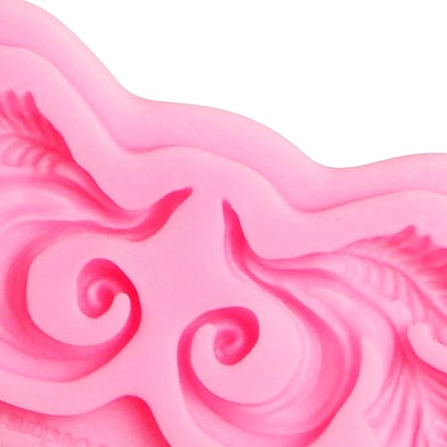 Miniatura 8 de Molde de silicona de cuerda de cáñamo, moldes de chocolate con nudo de cuerda de borla, molde europeo para hornear para decoración de pasteles,