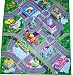 "Downtown" Felt Play Mat with Train Track and Roads