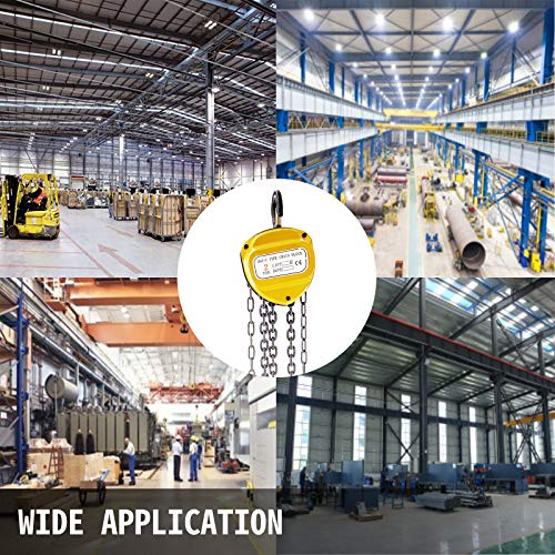 image for BestEquip Chain Hoist 4400lbs/2ton Chain Block Hoist Manual Chain Hois