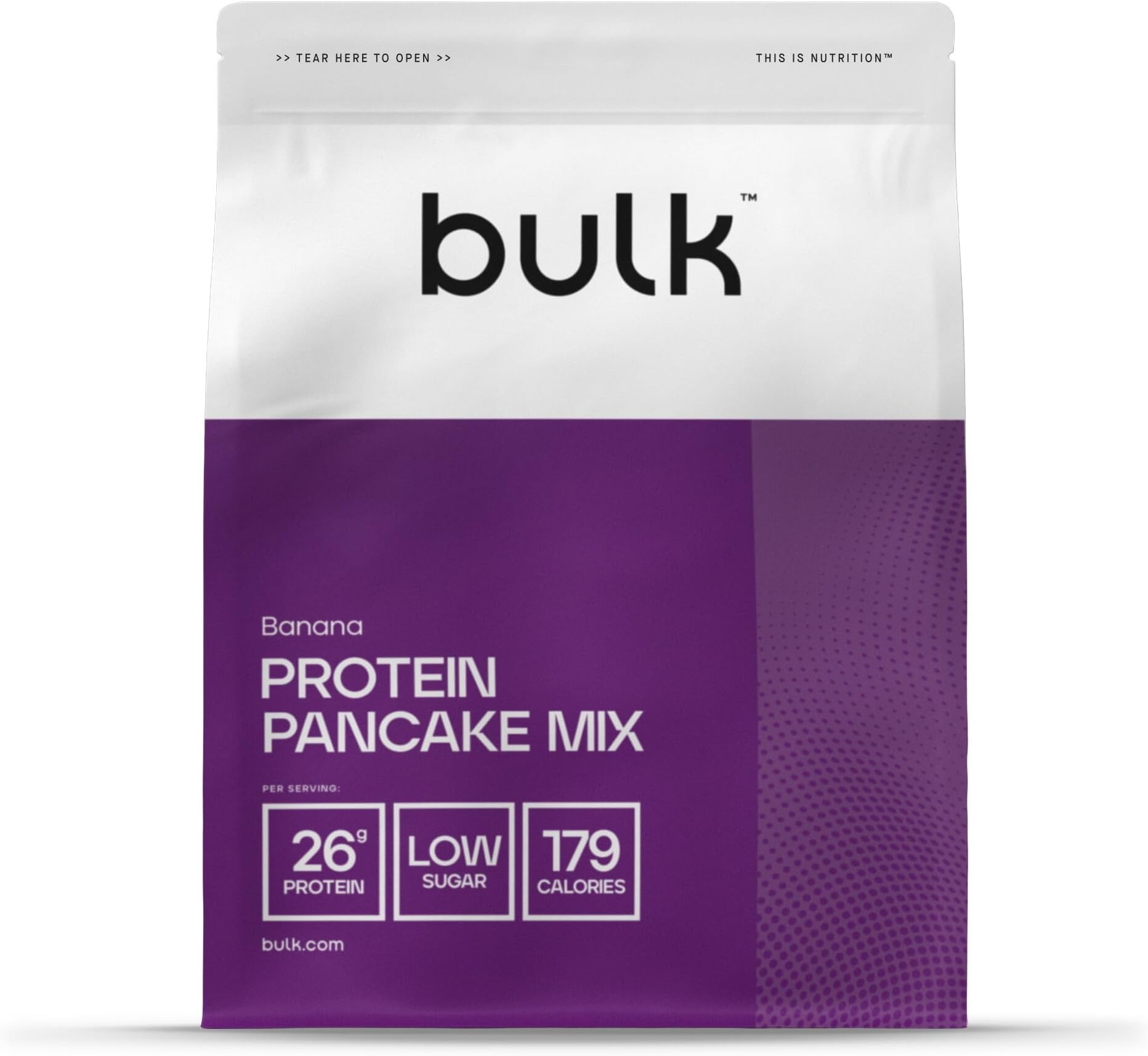 Bulk High Protein Pancake Mix, Banana, 500 g