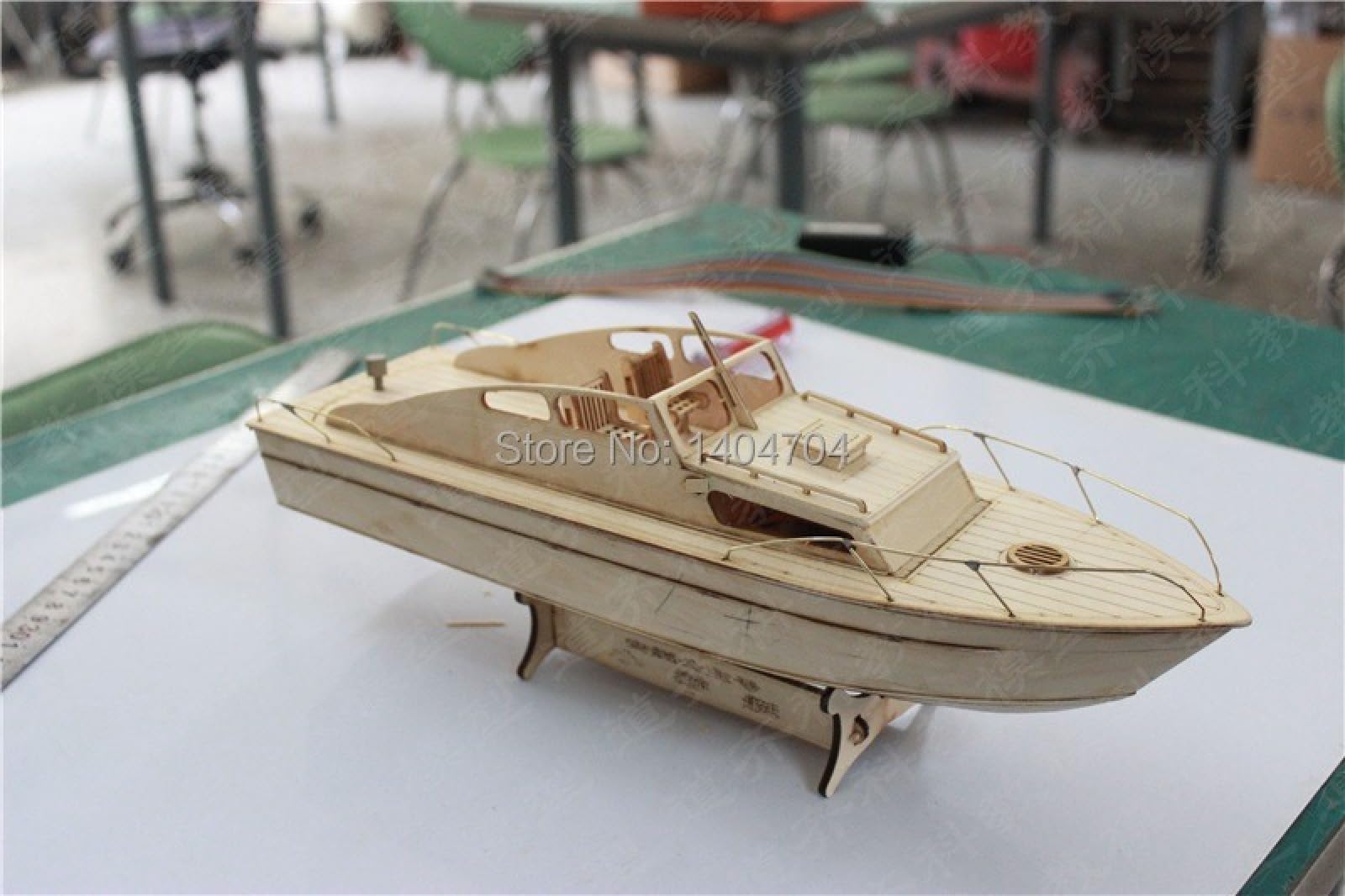 DIORAMA TAGLIO LASER Innalzato Gru Dockyard Modellino Card Kit Cantiere - Foto 4