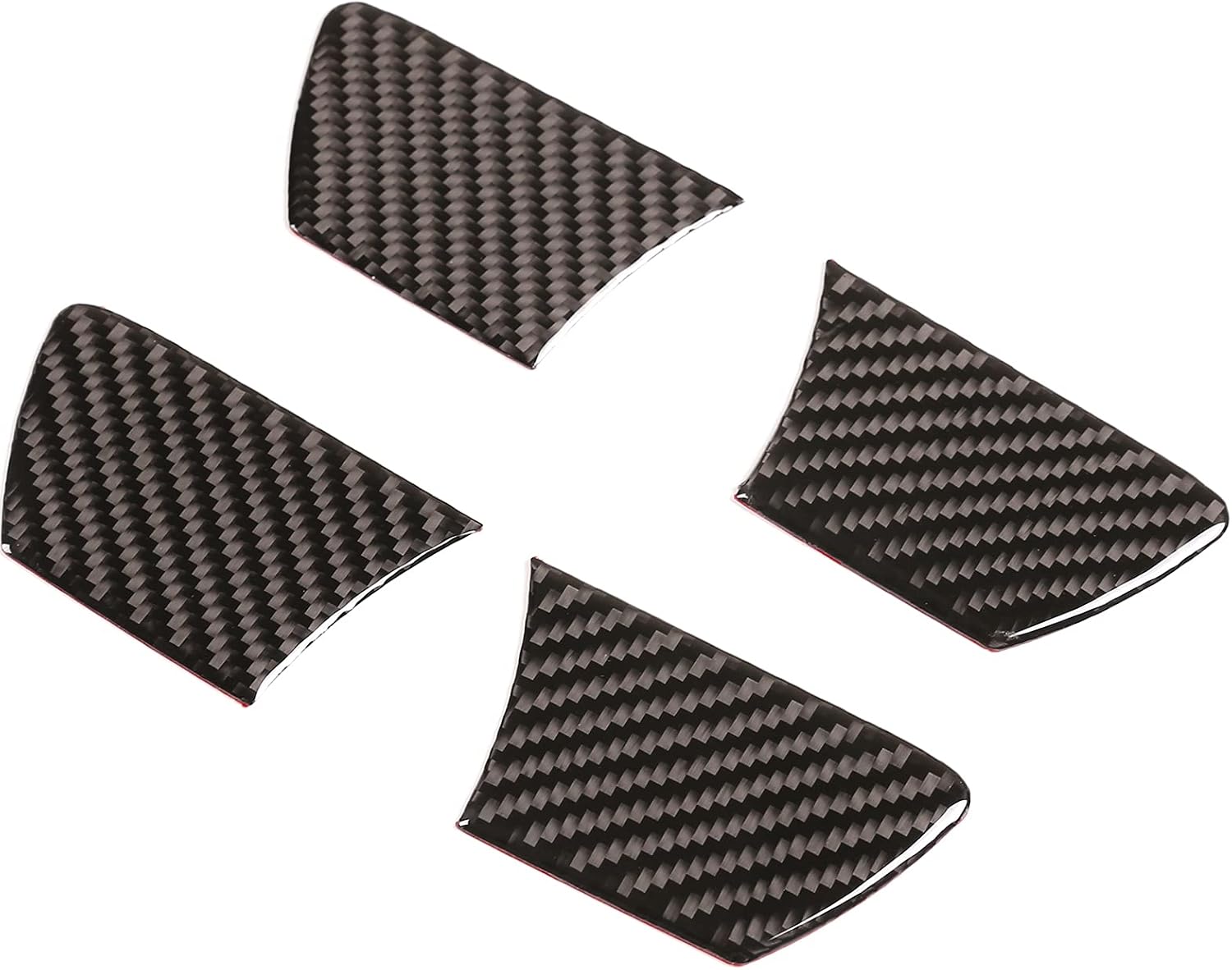 for Toyota Hilux 2015 2016 2017 2018 2019 2020 2021 Soft Carbon Fiber 3D Sticker Inner Car Door Handle Bowl Trim Cover Trim Interior Car Accessories