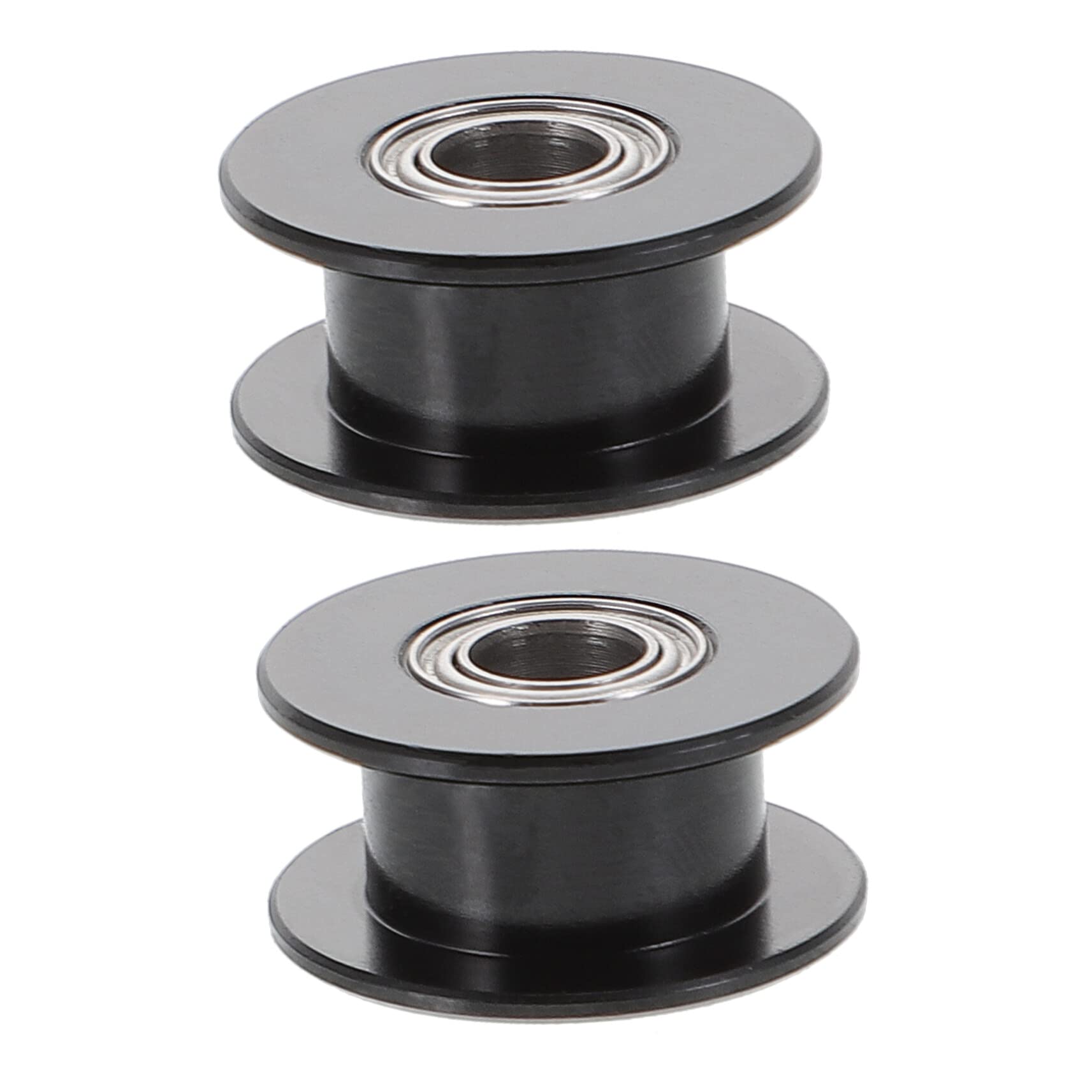 VILLCASE 2pcs 20 20 Tooth Pulley Roller Wheels Plastic Pulley Timing Belt Wheel 2gt Pulley Synchronous Wheel 3d Printer Pulley Idler Timing Pulley 3d Roller Abs Gt2 Accessories Mechanical