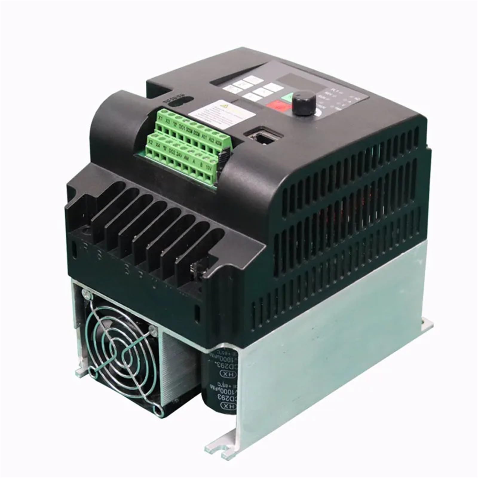 1PCS 220V to 380V 4KW Single Phase to Three Phase Inverter VFD 5hp Inverter Frequency Converter Frequenc Drive Motor Speed(5.5KW 8HP,1ph220V-3ph380v)