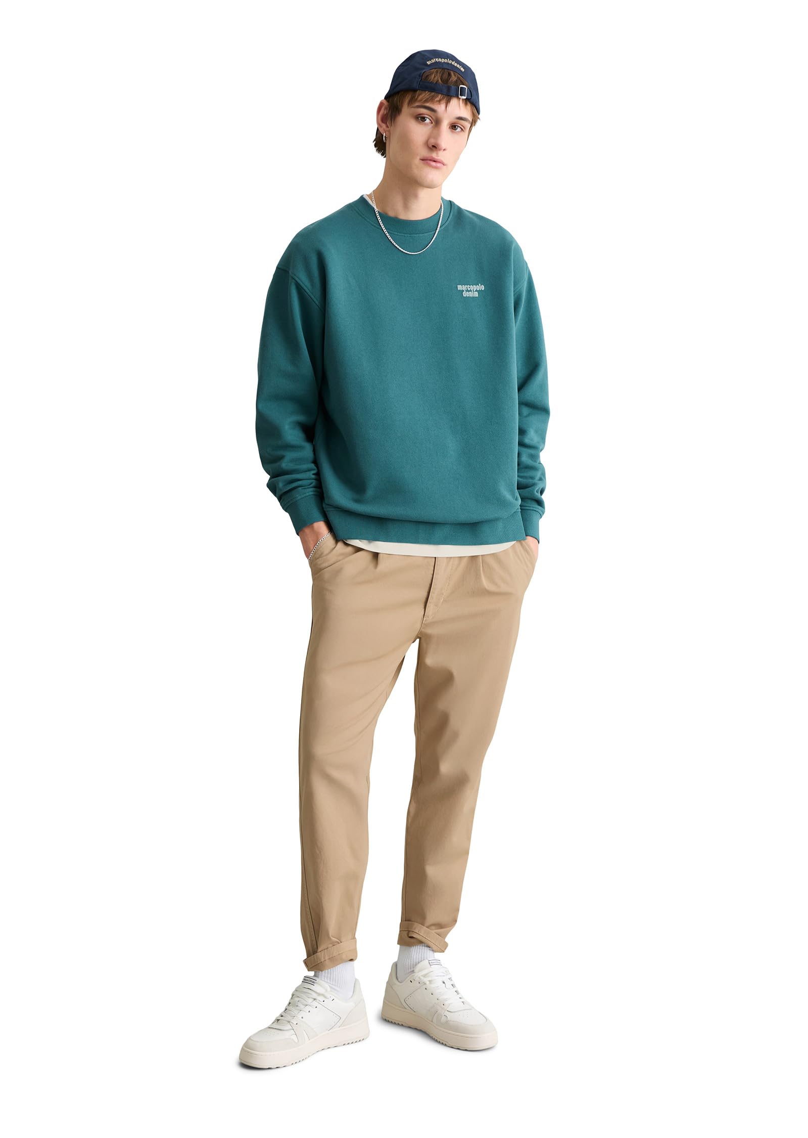 Marc OߴPolo Denim Sudadera Hombre con estampado en la espalda Relaxed Fit