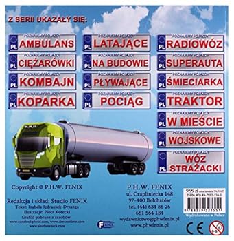 Paperback Poznajemy pojazdy ciezarowki [Polish] Book