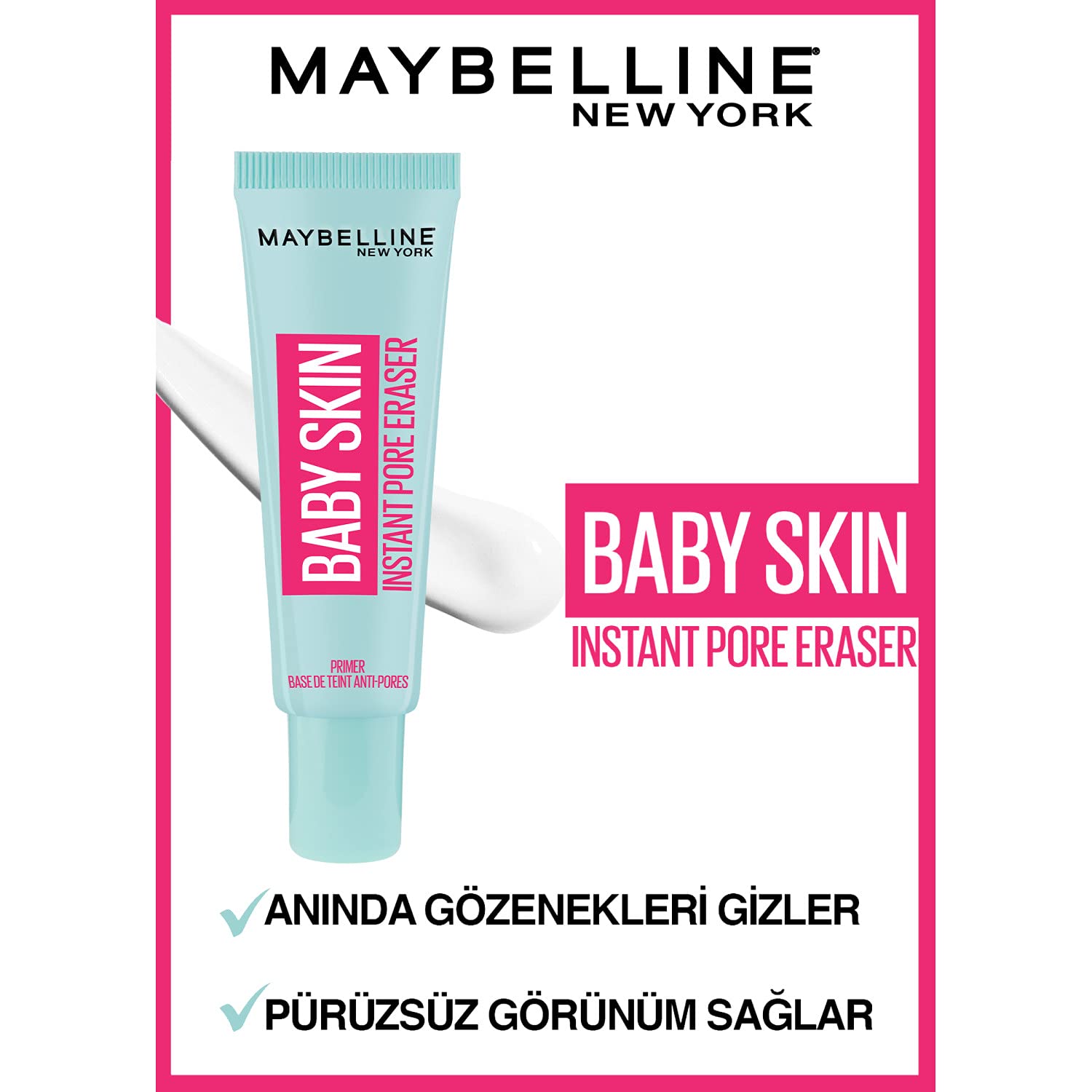 Amazon.co.jp: Maybelline Baby Skin Pore Eraser Primer 22 ml