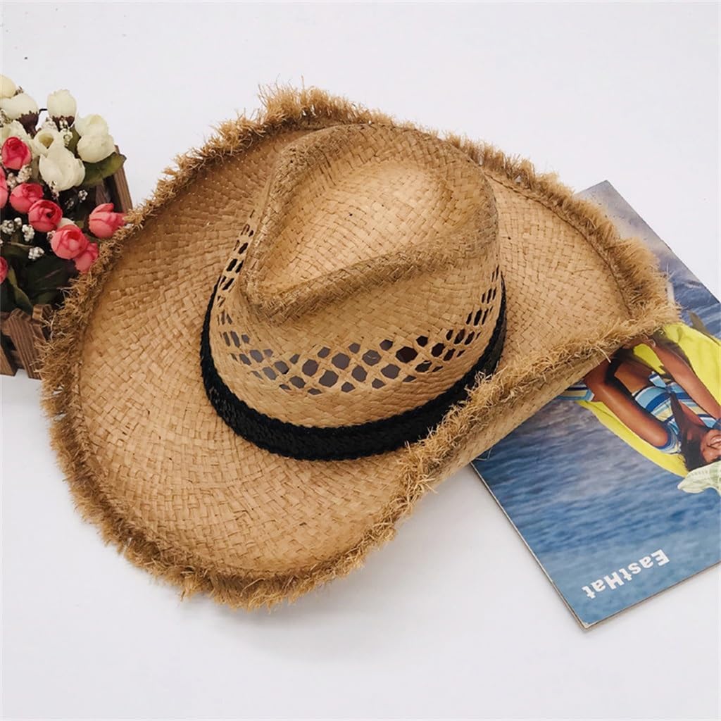 Sunscreen Men's Folding Cowboy Hat Neck Protection Sun Beach Raffi