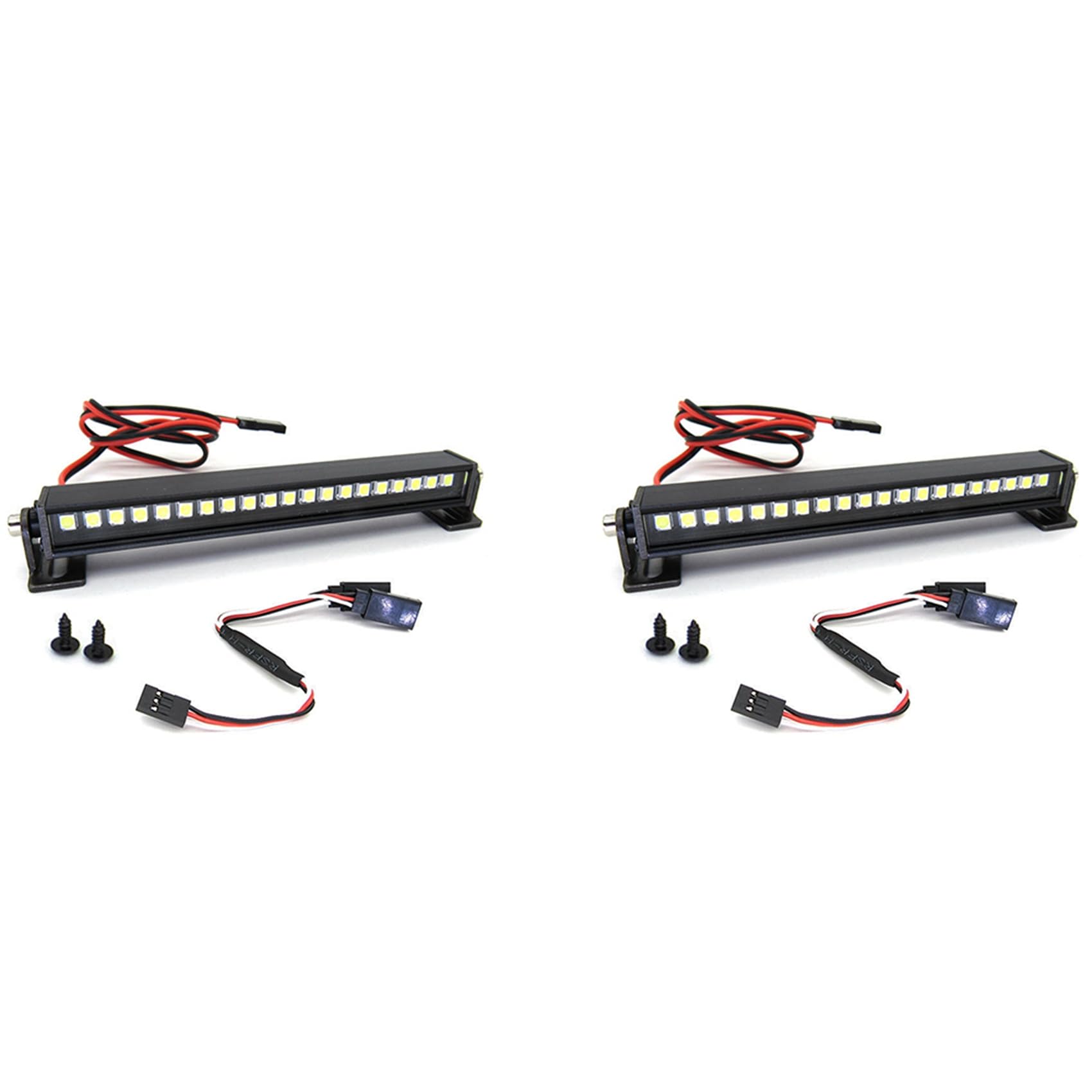 Kit 2X barra de luces LED techo con cable de conversión para escala RC MN D90 8