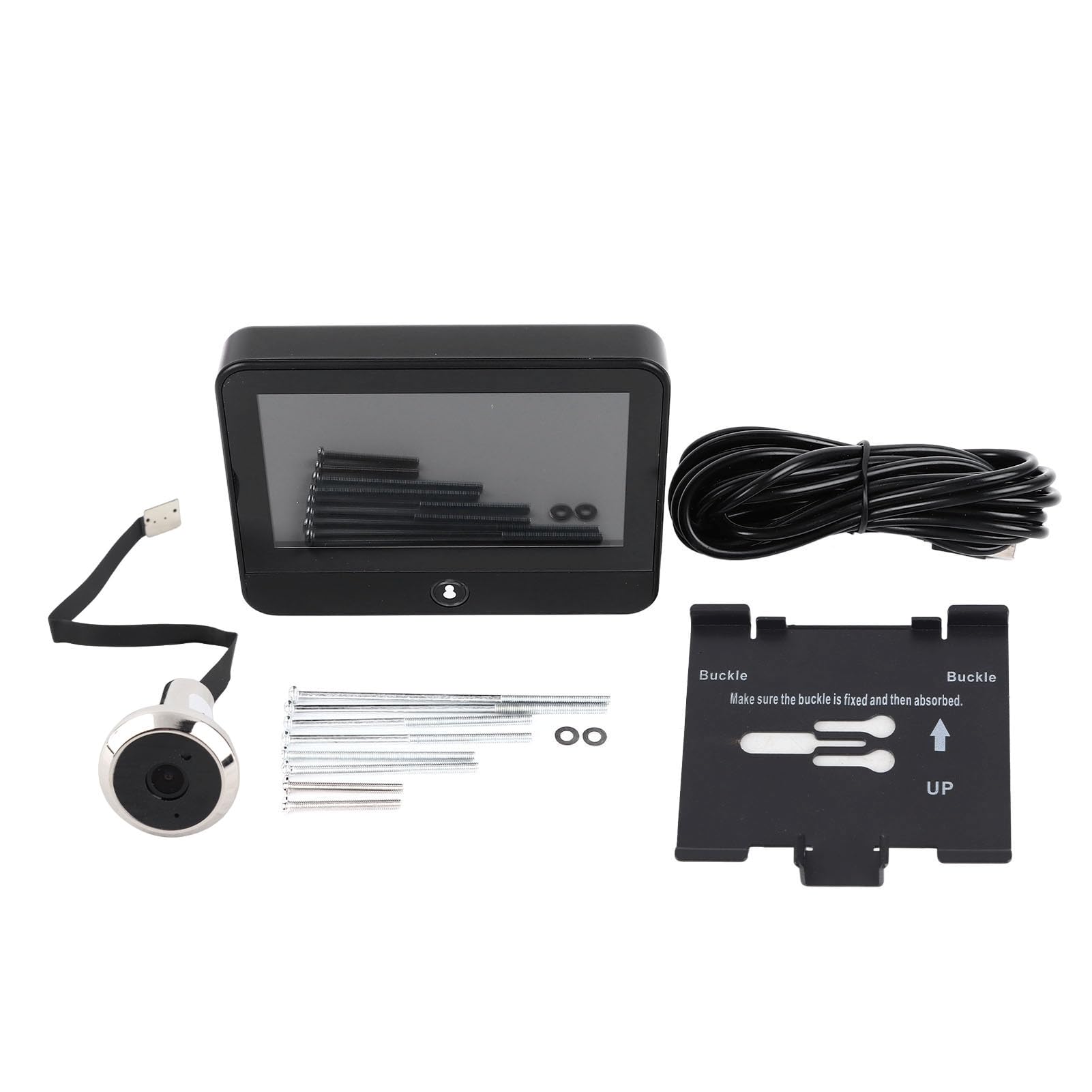 Judas de Porte Numérique, Caméra Judas de Porte sans Fil WiFi 1080P avec écran HD, Grand Angle 120°, pour Application TUYA, capacité de Batterie 5000 MAh, pour la sécurité de la