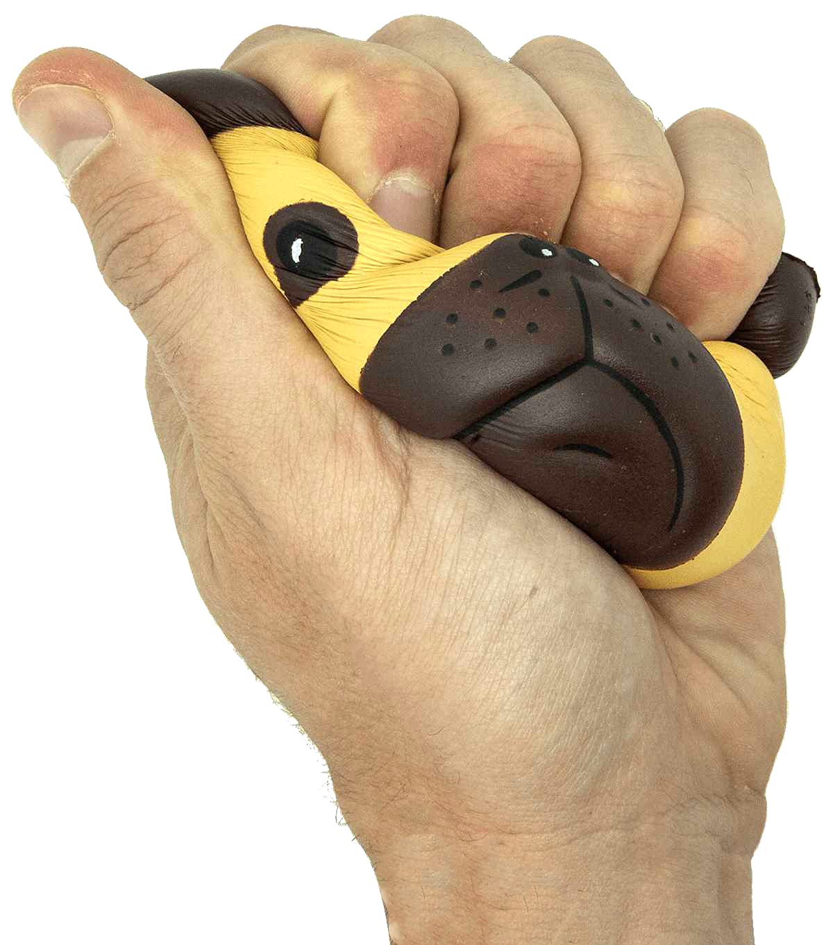 Gifton, Stress Ball Pug Dog, Sensory Squeeze Squishy DNA Stress Relief Fidget Toy for Anxiety Autism Bad Habits - Image 4