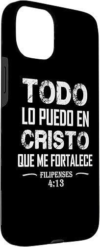 Miniatura 21 de Funda para iPhone 12/12 Pro Filipenses Todo Lo Puedo En Cristo Biblia Cristiana