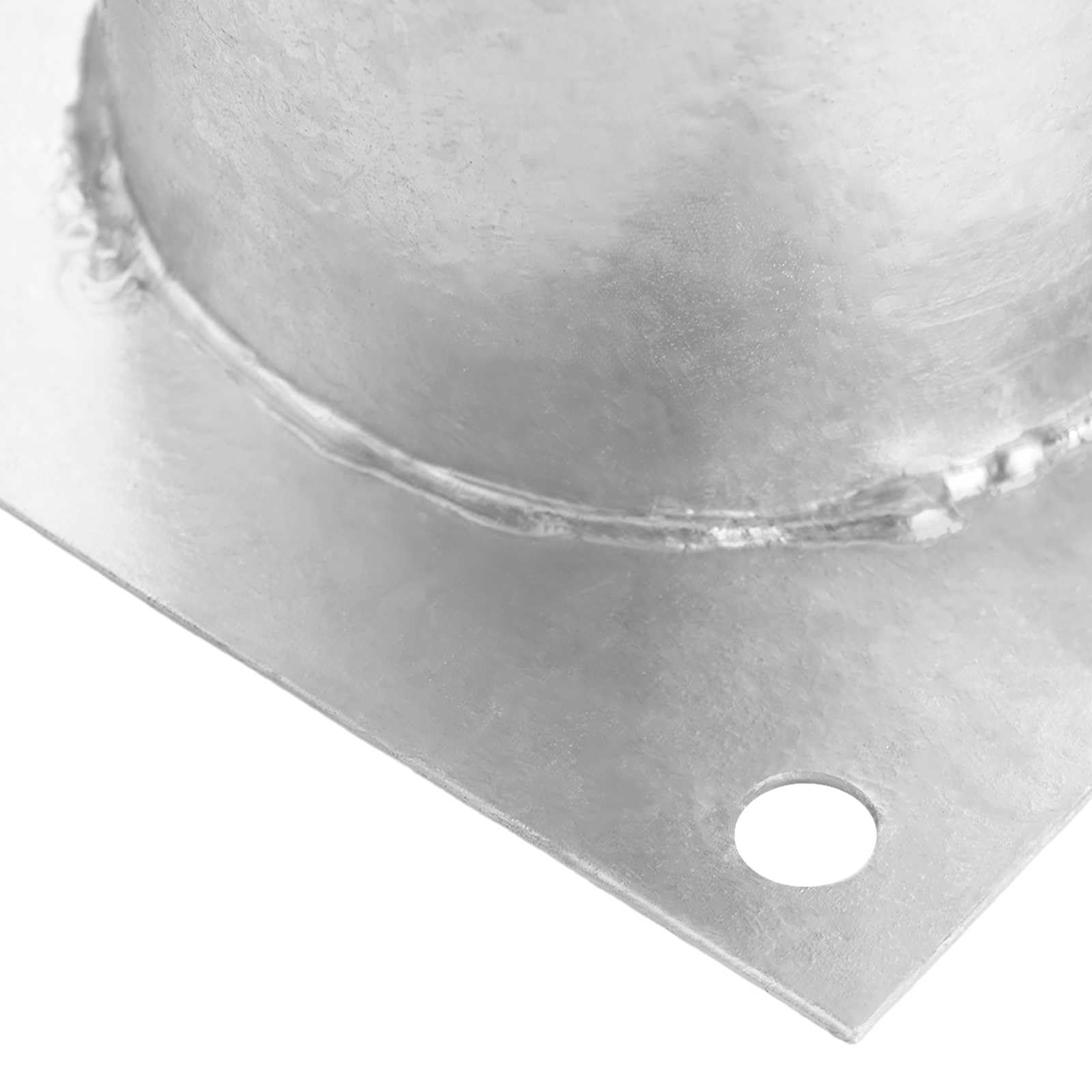 vidaXL Ancoraggio a terra rotondo, 12 pezzi, argento, 15 x 15 x 15 cm, in metallo, moderno e robusto, per stabilità all'aperto, accessori per fuoco e pratici attrezzi da giardino