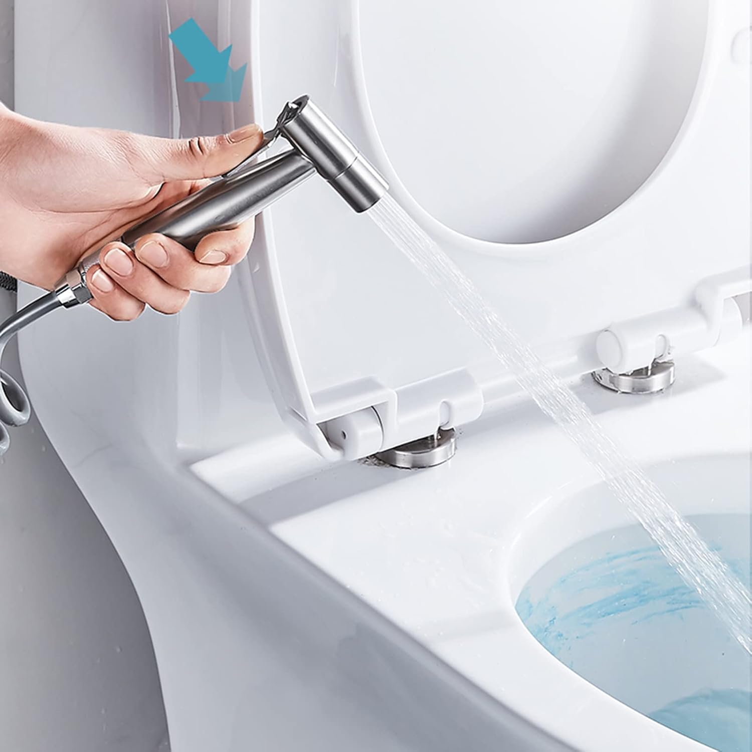 Handheld Bidet Sprayer for Toilet Bidet Toilet Sprayer Faucet Stainless Steel Handheld Bidet, Water-Saving Shower Head, Shower Head, Bidet Faucet,Chrome (Color : Drawing)