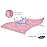Pack and Play Mattress Protector Sheets Fitted Waterproof Pack and Play Mattress Pad Cover, Compatible with Graco Pack n Play & Dream On Me & Pamo Babe, Playpen/Playard Sheet Quilted, Pink, 39 x 27