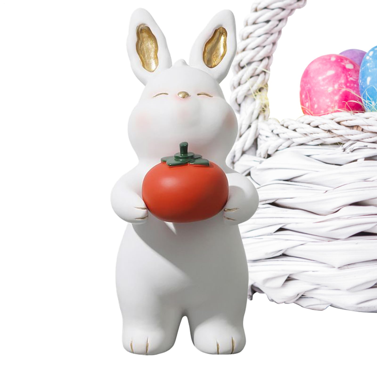 Figurine de lapin de style dessin animé pour décoration intérieure