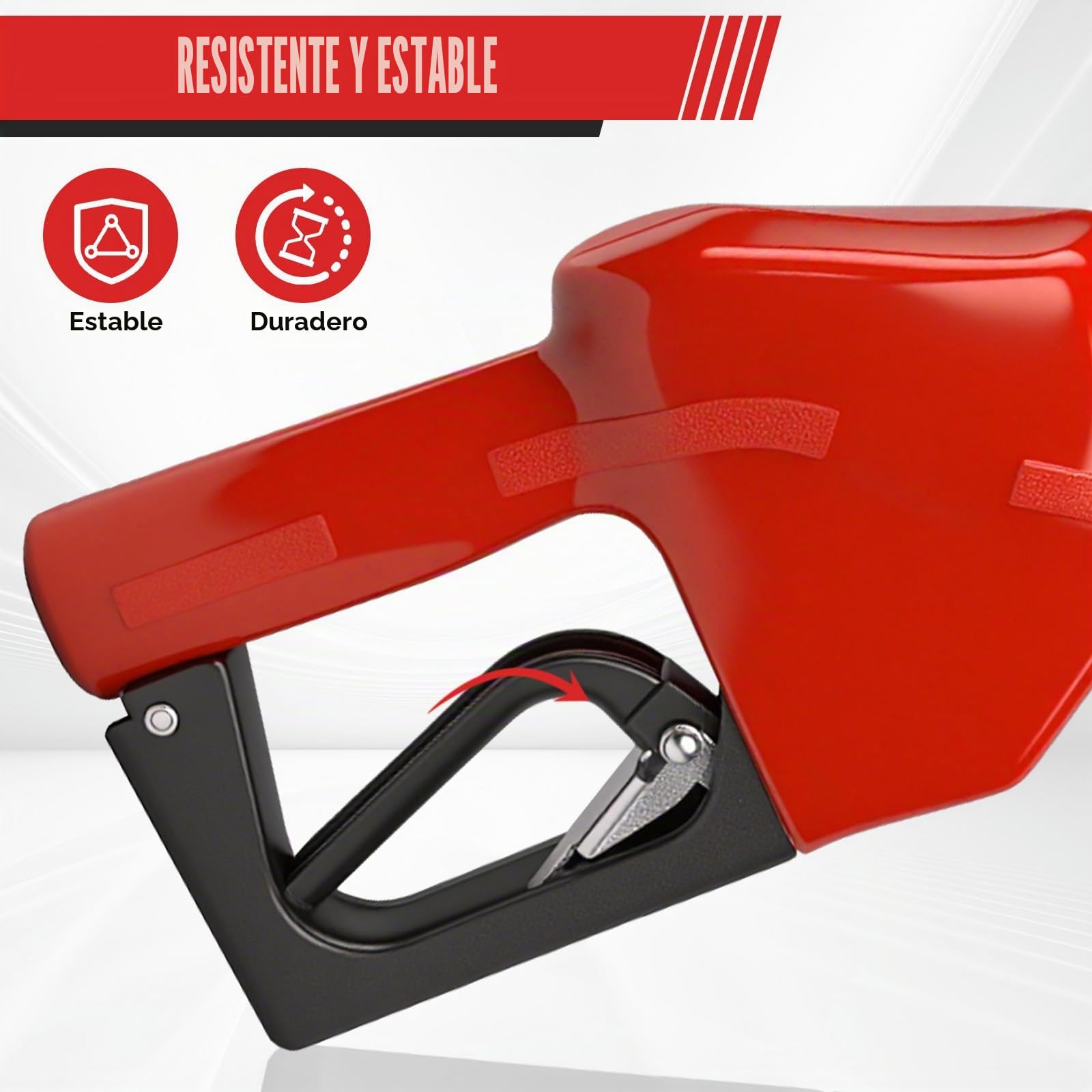 Pistola de Combustible Diesel Automática on Cierre Automático y Conectores de 1 Pulgada y 3/4 Pulgada para Diésel, Gasolina y Queroseno