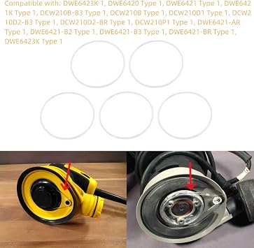 Replacement Random Orbit Sander Belt N372461 N430442 For DCW210 DWE6420 DWE6421 DWE6423K 9033739 Random Orbit Sander (Set of 5)