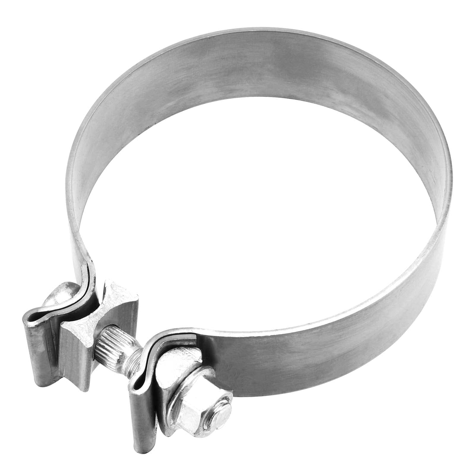 2 Colliers De Serrage Acier Inoxydable 10.2cm - Raccord Tuyau Échappement Universel
