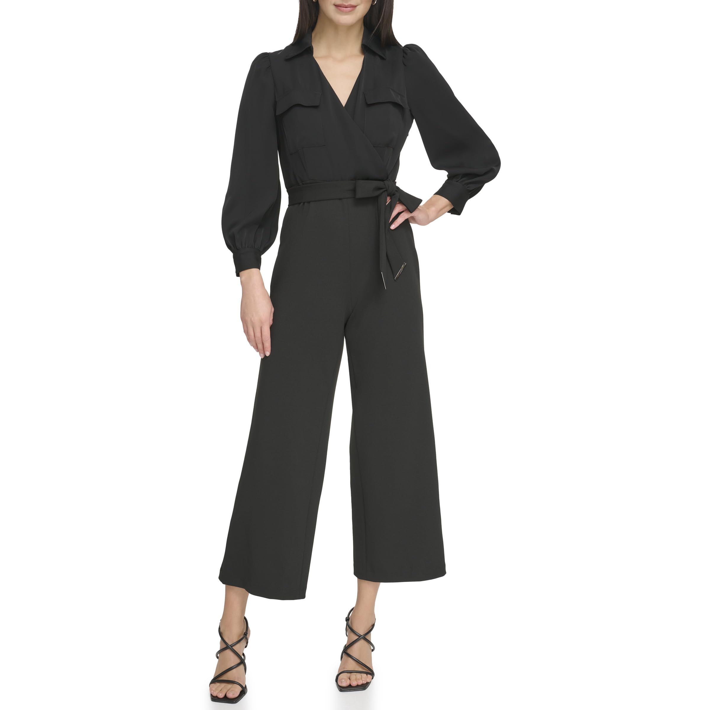 Combinaison droite DKNY coupe cropped style élégant et moderne - 5