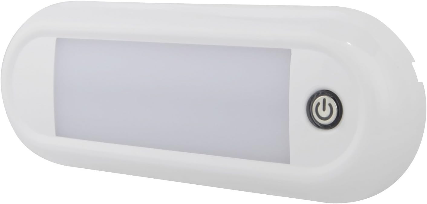 MARINE 4.7" SUPER BRIGHT DOME LIGHT - 10 TO 30VDC - 18W - 1330 LUMENS - ON/OFF/3-WAY DIMMER - Home, Auto, Truck, RV, Boat and Aircraft