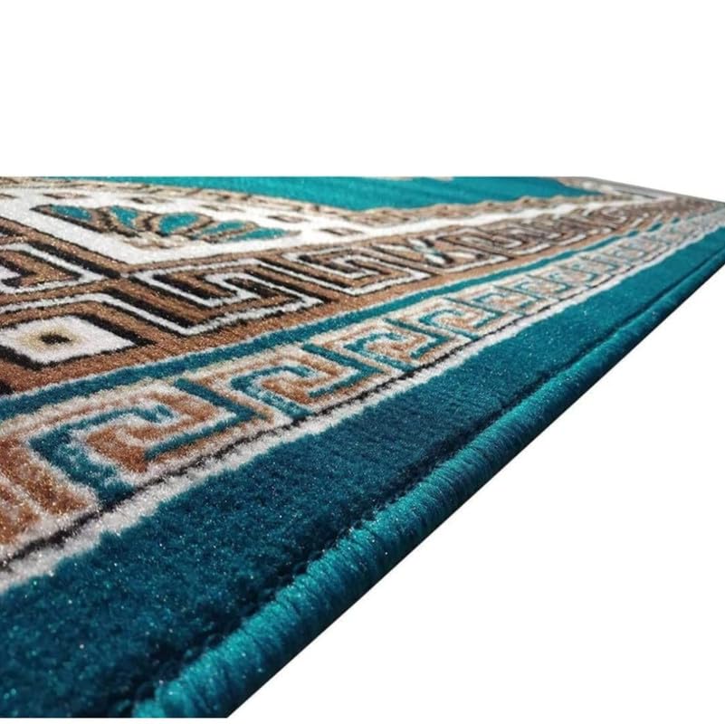 Image of Concord Carpet - Premium Soft Area Rug for Living Room, Bedroom & Office | Non-Slip, Durable, Easy to Clean Modern Floor CarpetWashable Rugs 6x8 feet Area Rugs (Color Brown)