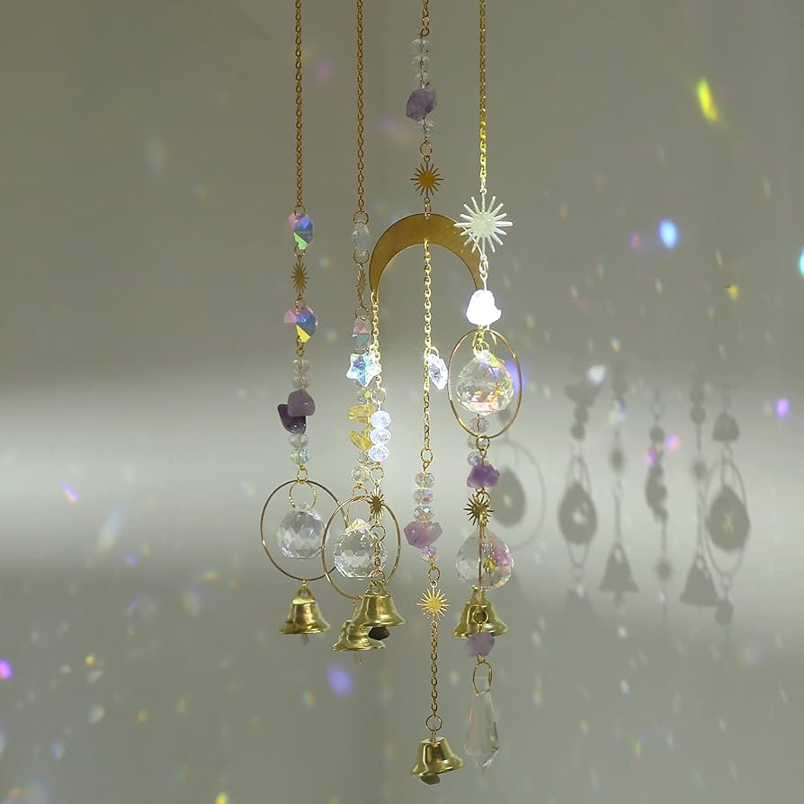 ゴールデンスパイラル・アメジスト（サンキャッチャー） ゴールデンスパイラル・アメジスト（サンキャッチャー）